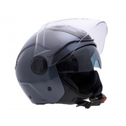 Κράνος Ανοιχτό Με Εσωτερική Φυμέ Ζελατίνα ZEN ZN-760 Γκρί